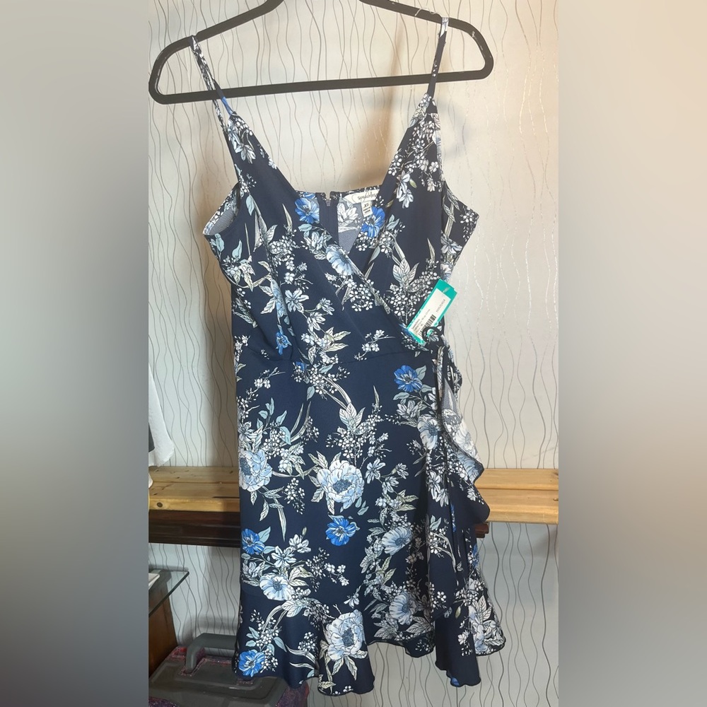 Speechless Selina Faux Wrap Dress, size XL
